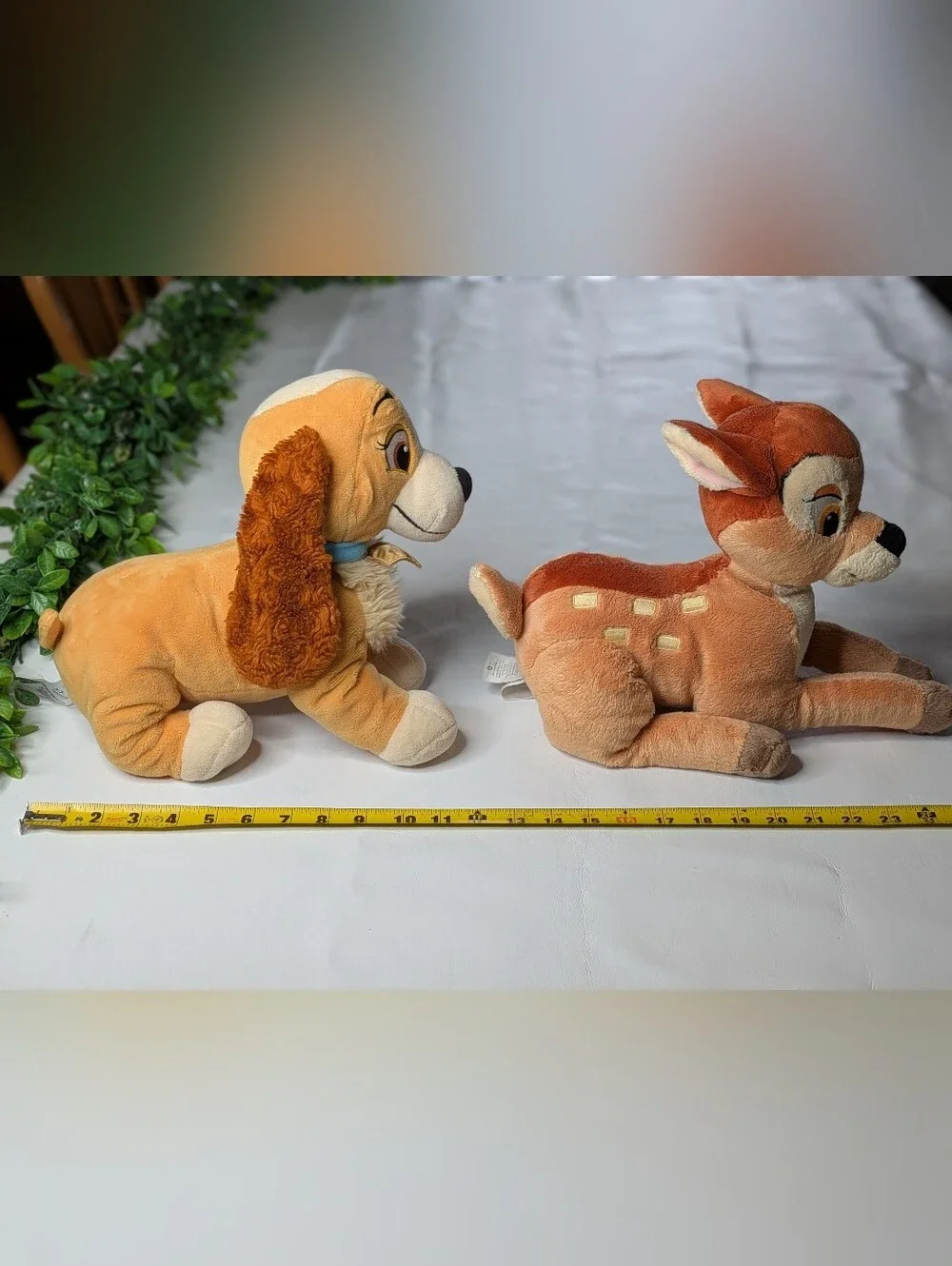 Disney Store Plushies Bambi Lady And The Tramp